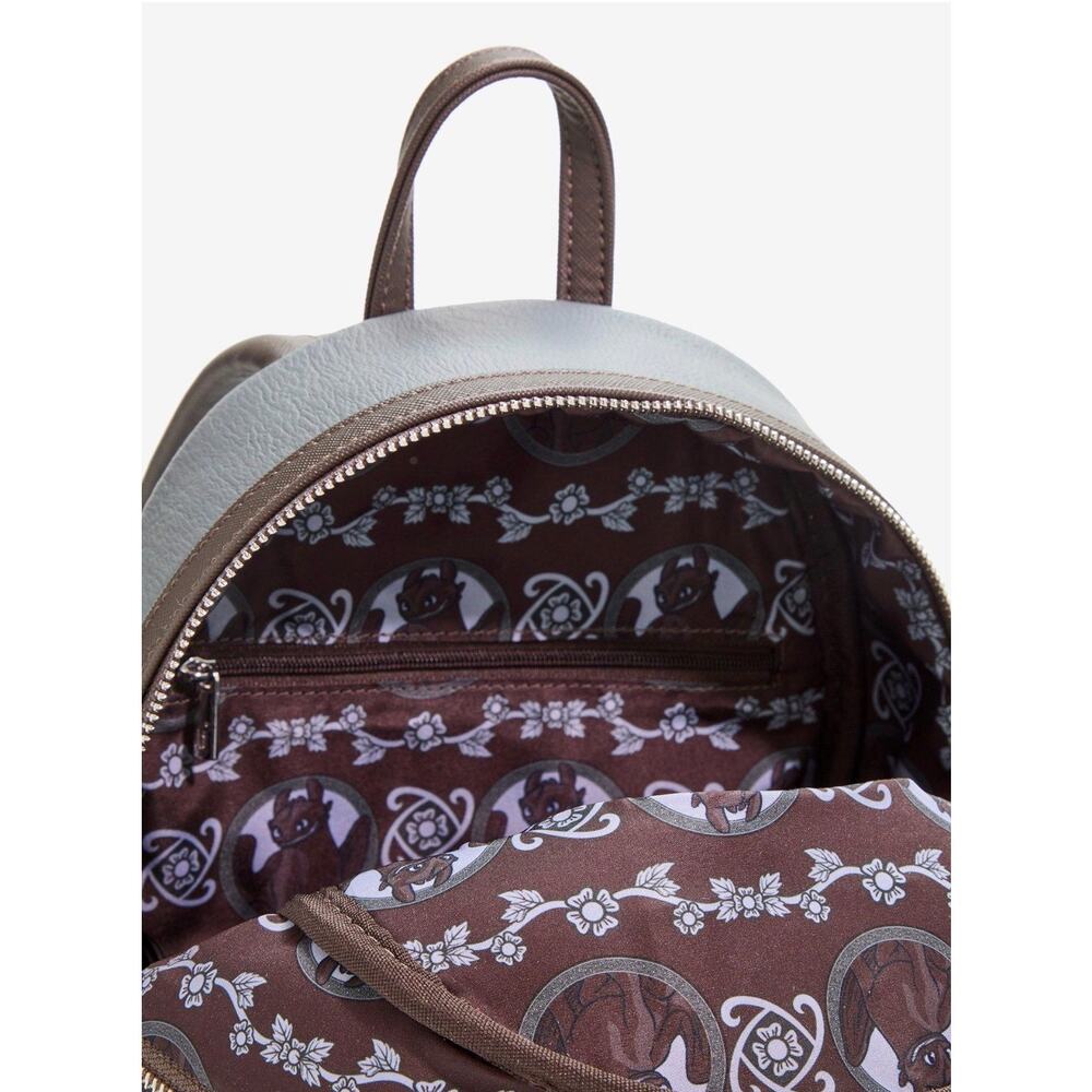 Loungefly Dreamworks How to Train Your Dragon Toothless Portrait Backpack NWT - Picture 4 of 5